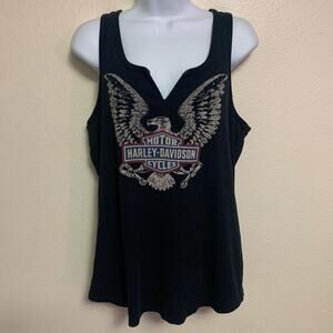 Vintage Harley Davidson ''Let Freedom Be Heard'' Tank Top Womens Size XL